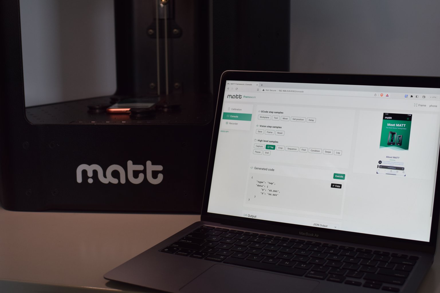 How adding Python control to MATT Framework improved the functionality ...