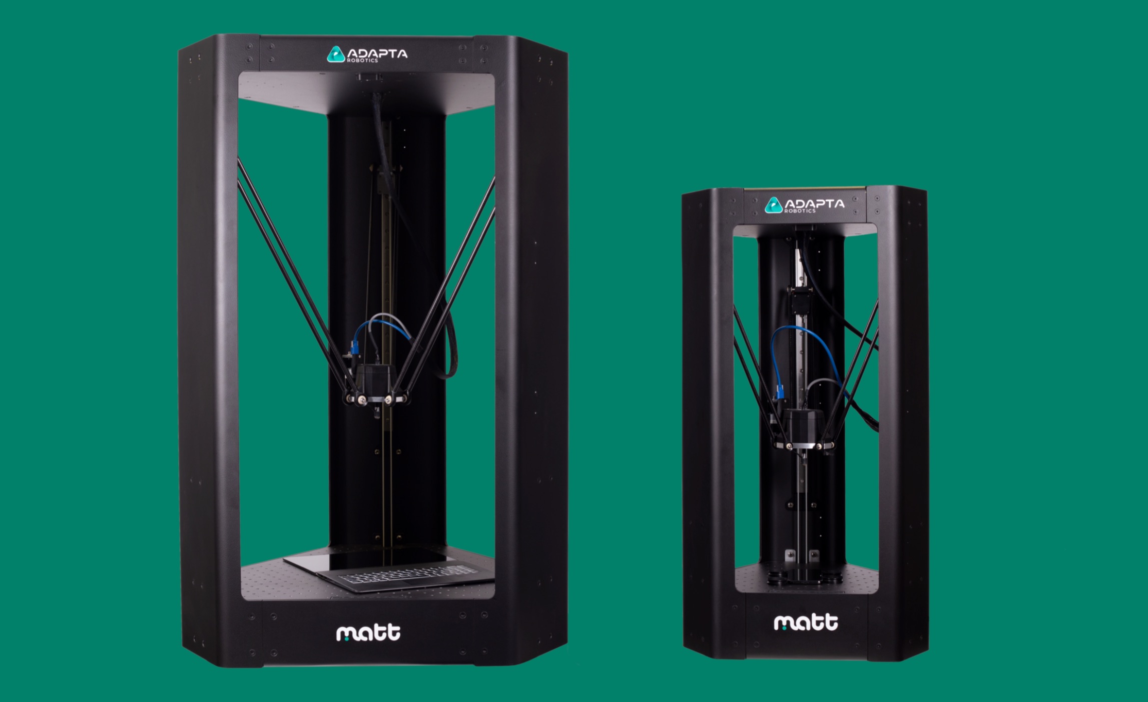 Two of the MATT Robot models-Extended and Standard-side by side