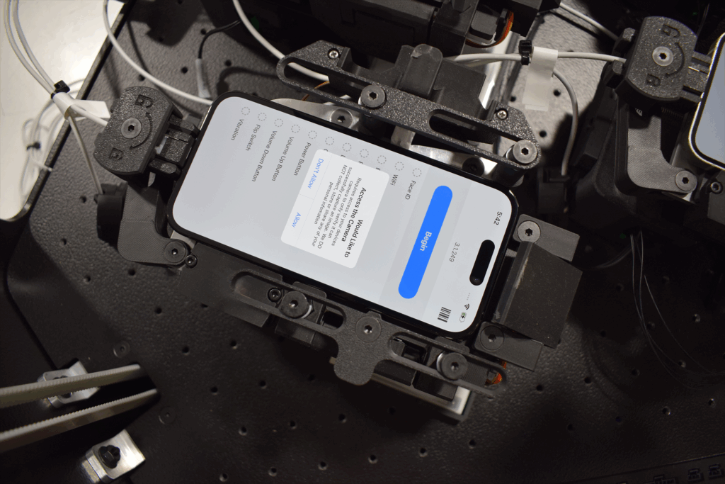 Refurbished smartphone functionality testing