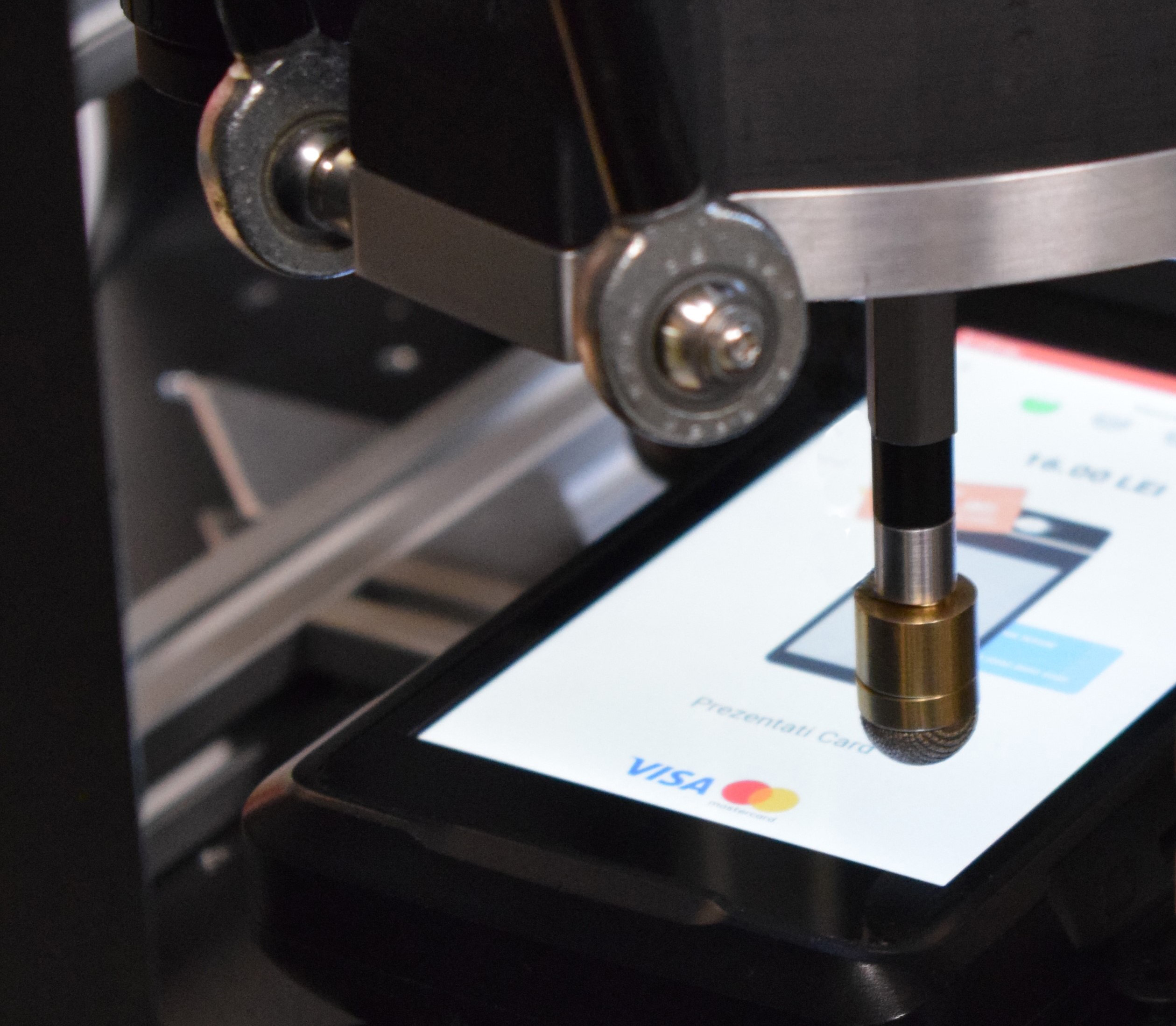 MATT robot testing a payment terminal