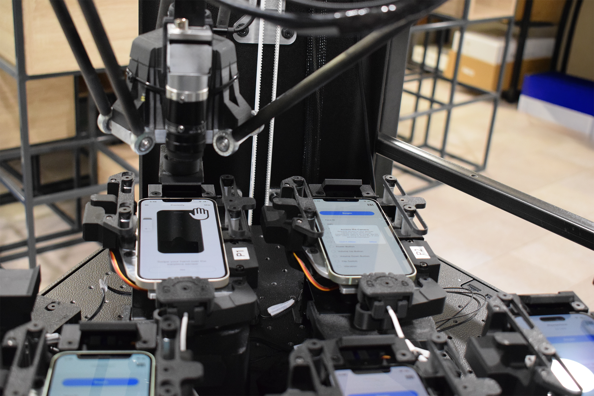 Refurbished device diagnostics using MATT Robot